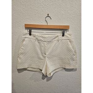 Metaphor off white shorts geometric pattern mid rise size 8